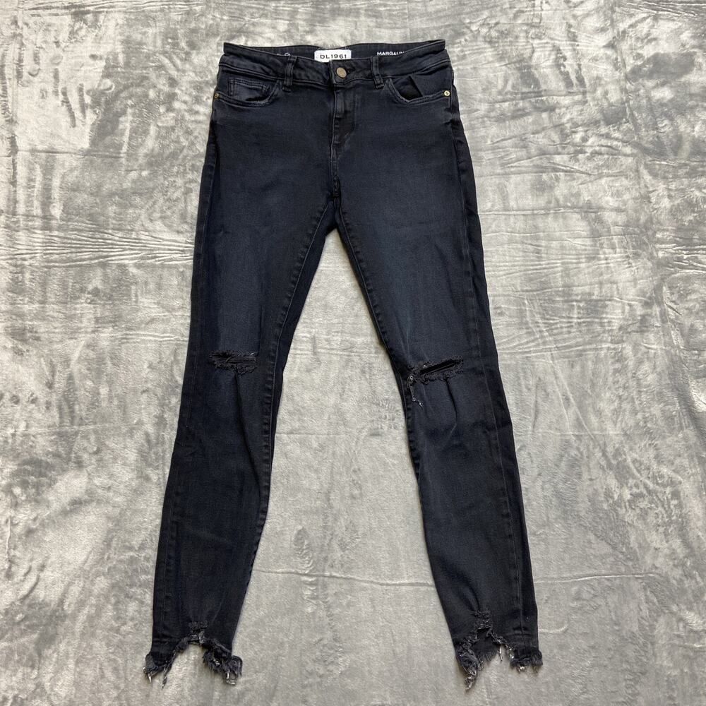DL1961 Instasculpt Ankle‎ Skinny Jeans Women’s Size 26 Black Deep Ocean